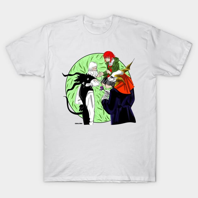 the ancient magus bride and the girl from the other side siuil a run T-Shirt by jorge_lebeau